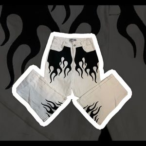 I AM GIA flame pants (READ BIO)